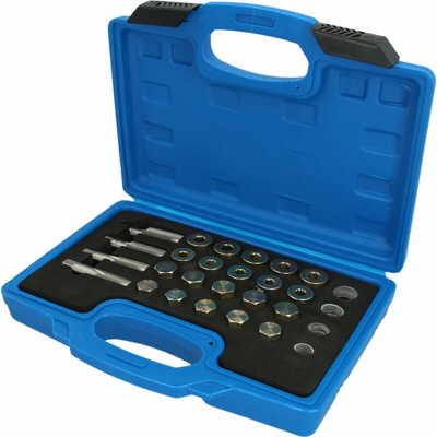 Brilliant Tools Kit di riparazione della filettatura di scarico olio, 64 pz.