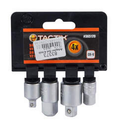 Set di 4 adattatori per chiavi a bussola TACTIX - LEM SELECT en oferta