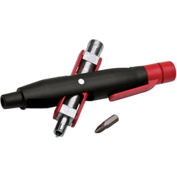 NWS 2005-7-SB Chiave per armadi Plastica, Zinco pressofuso Nero, Rosso precio