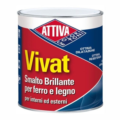 Smalto Sintetico 0,750 040 Grigio Pol.Vivat Attiva