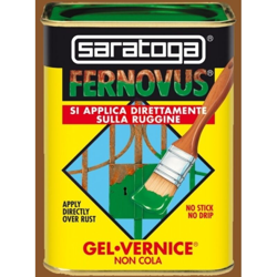 Vernice Antiruggine in Gel Fernovus, Brillante Saratoga - Tabacco Brillante 750ml en oferta