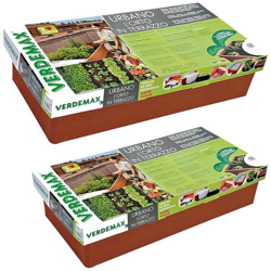 Verdemax 2 Contenitori Per Orto Urbano Colore Terracotta precio