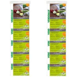 Verdemax 10 Pezzi Telo Di Protezione & Forzatura In Pe Trasparente Ciascuno Metri 2x10 en oferta