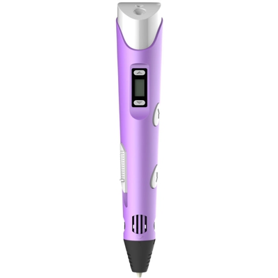 Asupermall - Digital Display Intelligent 3D Printing Penna Alta Temperatura 3D Graffiti Pittura Penne con cavo USB