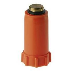 TAPPO DI COLLAUDO IMPIANTO C/FILETTO IN OTTONE Rosso - 1/2 - RERU en oferta