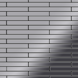 Mosaico metallo solido Acciaio inossidabile specchiato grigio spesso 1,6 mm ALLOY Avenue-S-S-M características