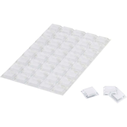 3M SJ 5308 MPCB Piedino di fissaggio autoadesivo, quadrato Trasparente (Ø x A) 12.7 mm x 3.1 mm 40 pz. precio