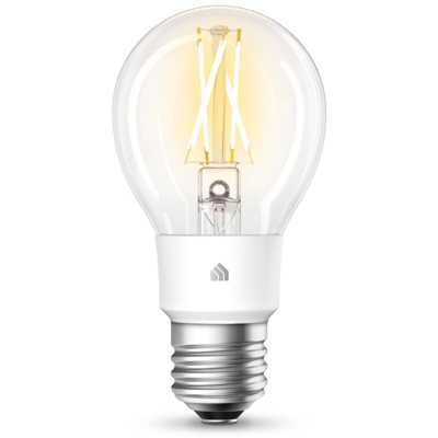 TP-LINK KL50 Lampadina intelligente Acciaio inossidabile, Trasparente, Bianco Wi-Fi 7 W