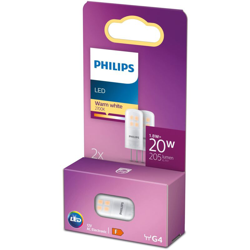LED (monocolore) Classe energetica: A++ (A++ - E) Philips Lighting 76785300 76785300 G4 Potenza: 1.8 W Bianco caldo en oferta