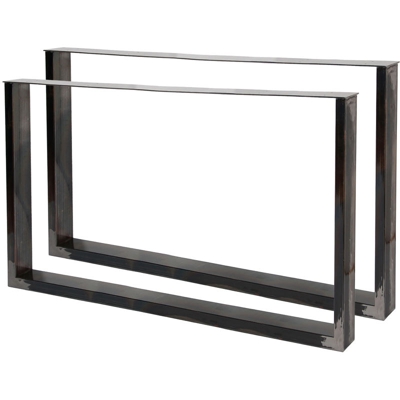 Sottostruttura per tavolini 64x40 cm verniciatura trasparente base gambe tavolino - WILTEC