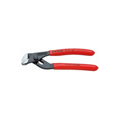 Mini pinza regolabile per tubi e dadi con scanalature di guida fresate bonderizzata nera, 125 mm - 90 01 125 SB - Knipex