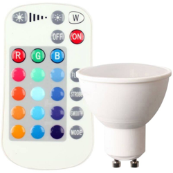 LED (monocolore) Classe energetica: A (A++ - E) Müller-Licht 400352 GU10 Potenza: 5 W RGBW 5 kWh/1000h - MULLER-LICHT precio