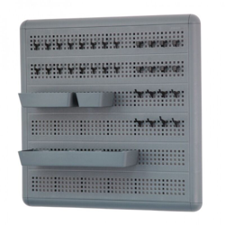 Portaoggetti Modulare da Parete 60 x 60 cm, Portaattrezzi in kit Organizzatore da muro - PONT en oferta