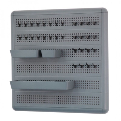 Portaoggetti Modulare da Parete 60 x 60 cm, Portaattrezzi in kit Organizzatore da muro - PONT