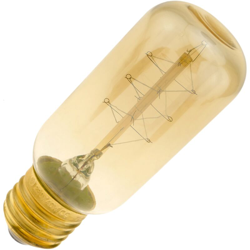 PrimeMatik - Lampadina Edison di filamenti ad incandescenza E27 220VAC 40W 38x103mm T45 precio
