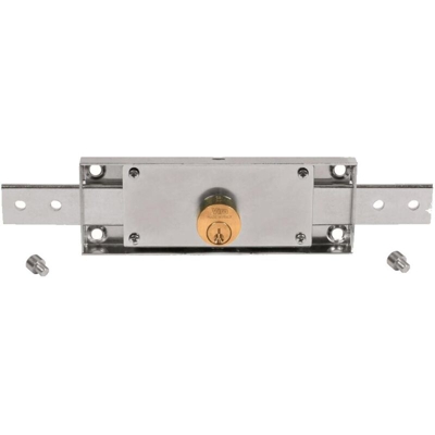 Serratura centrale per serranda saracinesca viro con cilindro d 25 mm