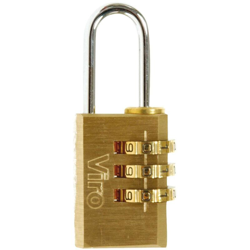 Lucchetti Viro a combinazione - 404.7.9 Nichelato - arco interno 20x14 mm. Conf. 1 Pz - EAC en oferta