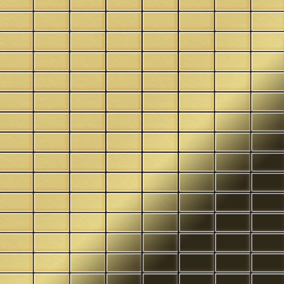 Mosaico metallo solido Ottone laminato oro spesso 1,6 mm ALLOY Bauhaus-BM