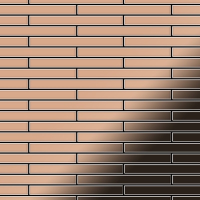 Mosaico metallo solido Rame laminato ramato rosso spesso 1,6 mm Deedee-CM - Alloy