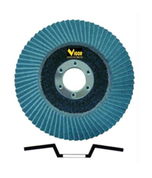 Dischi Lamellari Abrasivi a Lamelle Vigor in Fibra Mm.115 Grana 60 conf. 20 pz en oferta