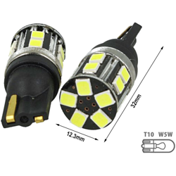 Lampada Led T10 W5W 100% Canbus 5W Reale 12V 24V No Errore Senza Polarità Bianco 6000K - CARALL precio