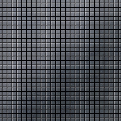 Mosaico metallo solido Acciaio grezzo laminato grigio spesso 1,6 mm ALLOY Glomesh-RS