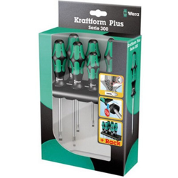 Wera 334/355/6 Kraftform Plus Lasertip Set di Cacciaviti 6 Pezzi características