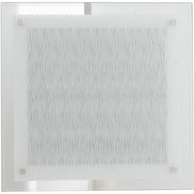 Plafoniera Decoro Linee Quadrato Vetro Lampada Moderna Led 24 Watt Luce Naturale Ambiente I-joyce / pl45