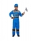 Costume da pilota di Formula 1 azzurro per bambino