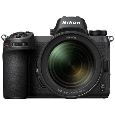 Kit Fotocamera Digitale Mirrorless Z7 Sensore CMOS 45,7 Mpx 4K Ultra HD + Adattatore FTZ + Obiettivo Nikkor Z 24-70 mm F / 4 S