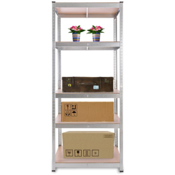Ripiano Per Carichi Pesanti 75 x 45 x 180 cm 875 kg - Arebos en oferta