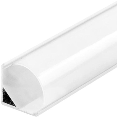 VT-8109-W Profili in alluminio colore bianco angolare da 2M milky cover per striscia LED - sku 3369 - V-tac