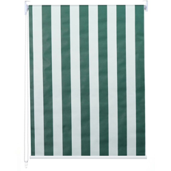 Tenda opaca avvolgibile per finestra HWC-D52 80x160cm verde bianco - MENDLER en oferta