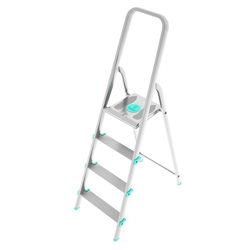 Colombo Scala LIBELLULA 4 gradini in alluminio con gradini antiscivolo piedini antiscivolo portata max 150kg EN131 MADE IN ITALY precio