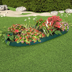 Bordature per Prato 10 pz Verdi 65x15 cm in PP - ASUPERMALL en oferta