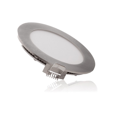 Greenice - Downlight LED Slimline Circolare Telaio Argento 90Mm 3W 230Lm 30.000H | Bianco Freddo (GR-RDP01-MP-3W-CW)