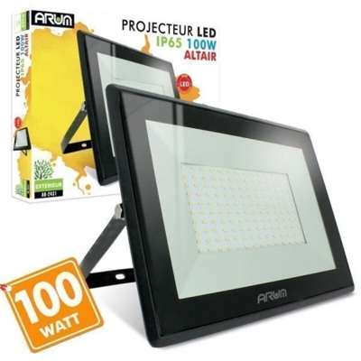 Proiettore a LED 100W 8500 Lumen IP65 | Température de Couleur: Bianco neutro 4000K - ARUM LIGHTING
