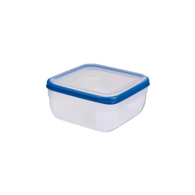 175284 - Contenitore ermetico Grand Chef in polipropilene, forma quadrata, 30 x 30 x 13 cm, colore: blu - Curver