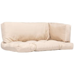 Cuscini per Pallet 3 pz Sabbia in Poliestere - ASUPERMALL en oferta
