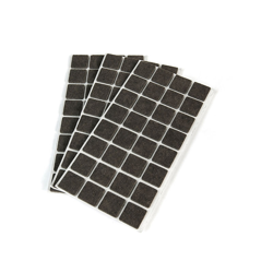 Busta da 96 feltri autoadesivi quadrati 25x25 mm - Emuca en oferta