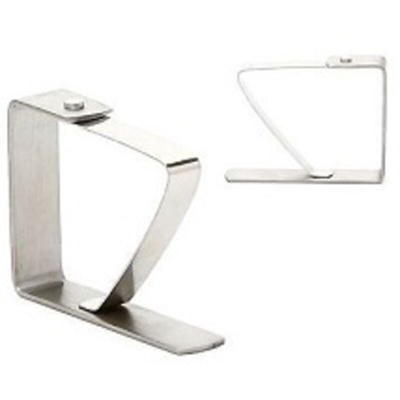 Fermatovaglia con molla bianco - MINUTEX