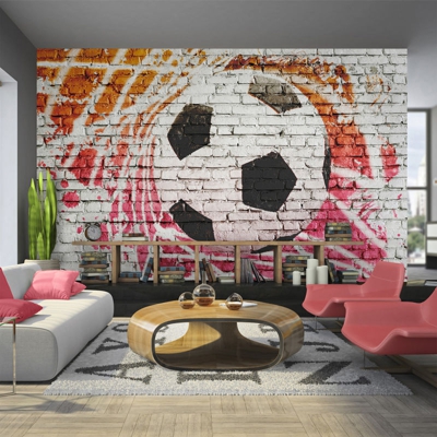 Fotomurale Street football cm 150x105 Artgeist