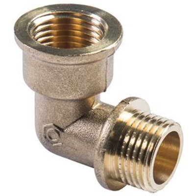 CORNAT, Raccordo angolare in ottone IG/AG 1 1/4'