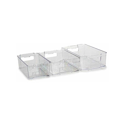 Secchio organizzatore (3 Pezzi) Trasparente - CLICCANDOSHOP