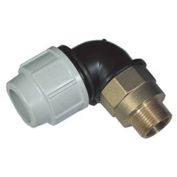 GOMITO A 90° DI TRANSAZIONE IN OTTONE ON 1' x 40 - Plass en oferta