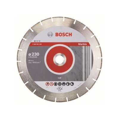 Bosch Disco diamantato Standard for Marble 230 x 22,23 x 2,8 x 3 mm