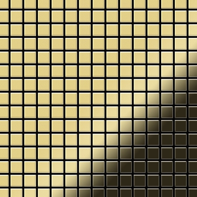 Mosaico metallo solido Ottone laminato oro spesso 1,6 mm ALLOY Mosaic-BM