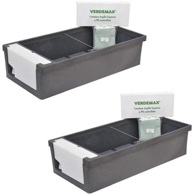 Verdemax 2 Contenitori Per Orto Urbano Colore Antracite