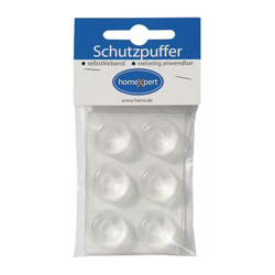 Tampone di protezione CLEAR Sofo D. 22,3mm altezza 10,1mm plastica trasparente autoadesivo - QUALITY BRAND precio