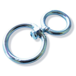 Marca - GIVOLARE IN ACCIAIO ZINCO D. 6 MM. A 2 ANELLI CATENA (21199) precio